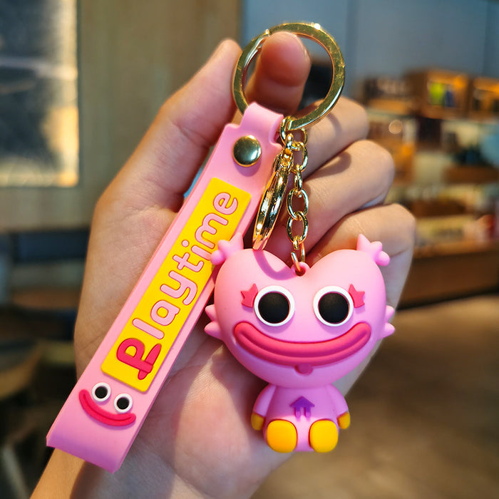 Wholesale Rubber Cartoon Doll Keychain JDC-KC-Tingm197