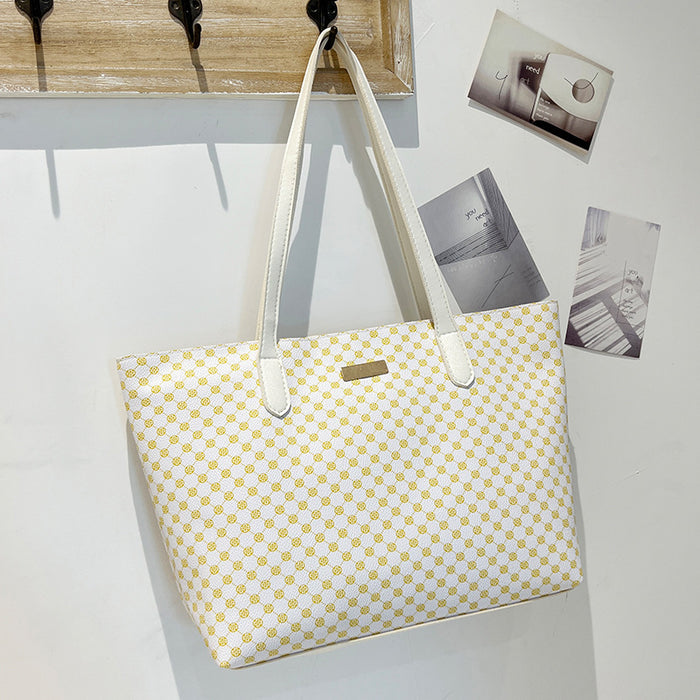 Wholesale Printed tote bag for women, casual large capacity shoulder bag