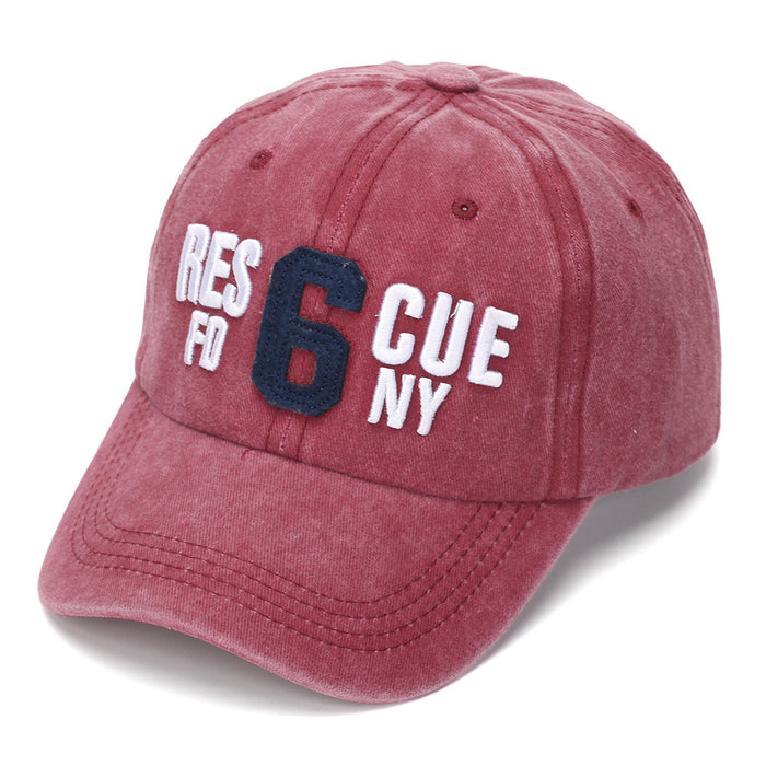 Wholesale Fashion Retro Washed Cotton Baseball Cap with Curved Brim for Summer