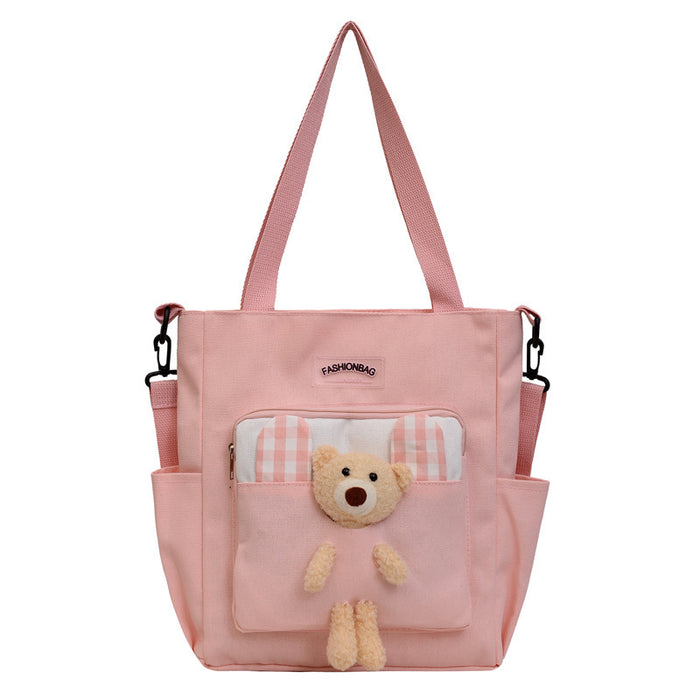 Wholesale Fashionable Simple Canvas Shoulder Bag