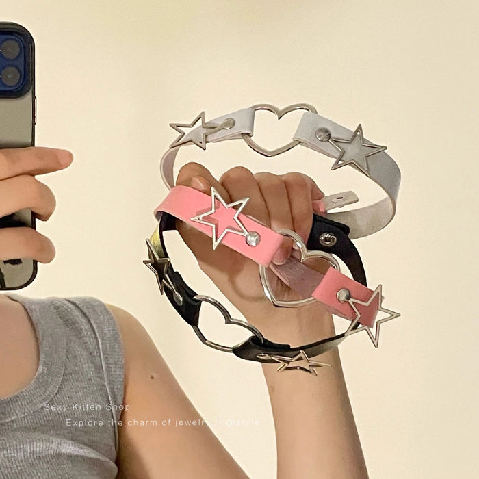 Wholesale Five-Pointed Star Collar Necklace Clavicle Chain