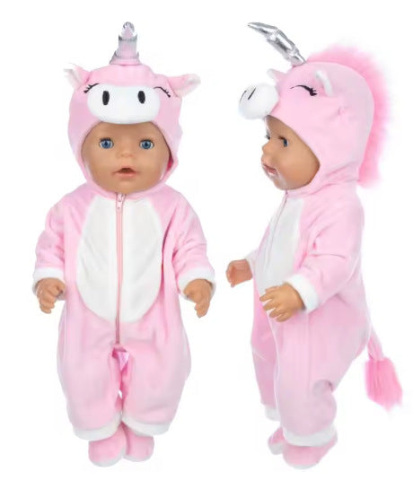 Wholesale Doll Clothes Crown Elephant Three-Piece Set Doll Accessories Doll Clothes