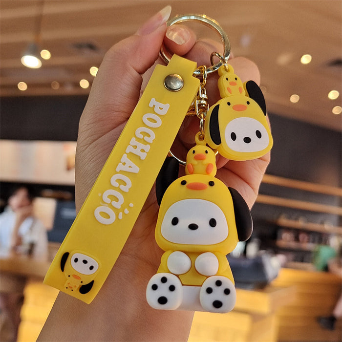 Wholesale Cartoon Silicone Doll Keychain JDC-KC-ZhuoRan018