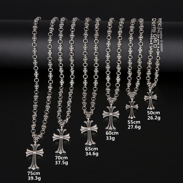 Wholesale Cross necklace accessories, punk men's and women's retro accessories, personalized casting pendants, pendant items