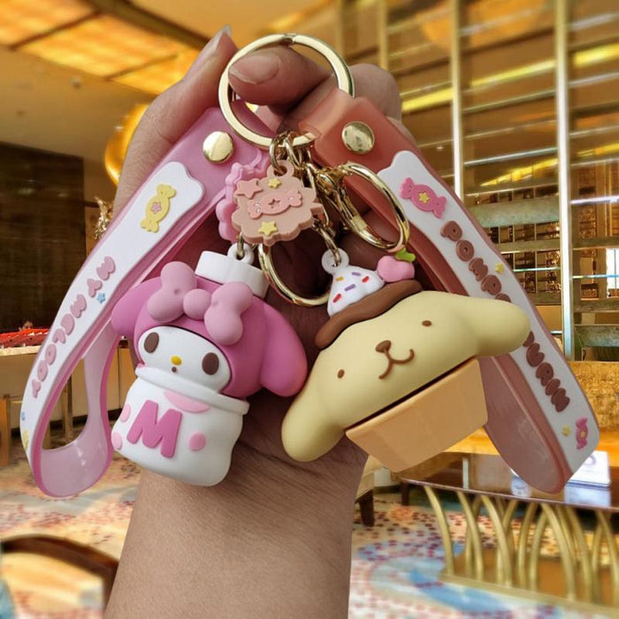 Wholesale Cartoon PVC Doll Keychain JDC-KC-MingT015