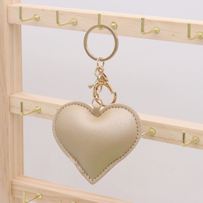 Wholesale PU Leather Love Keychain JDC-KC-SuiY002