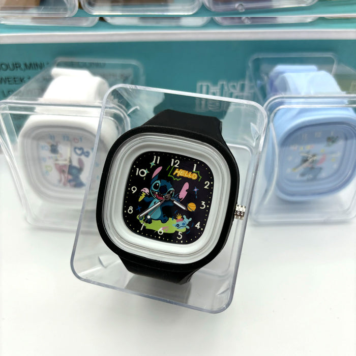 Wholesale  Cute High-Quality Skin-Feel Jelly Silicone Student Watch