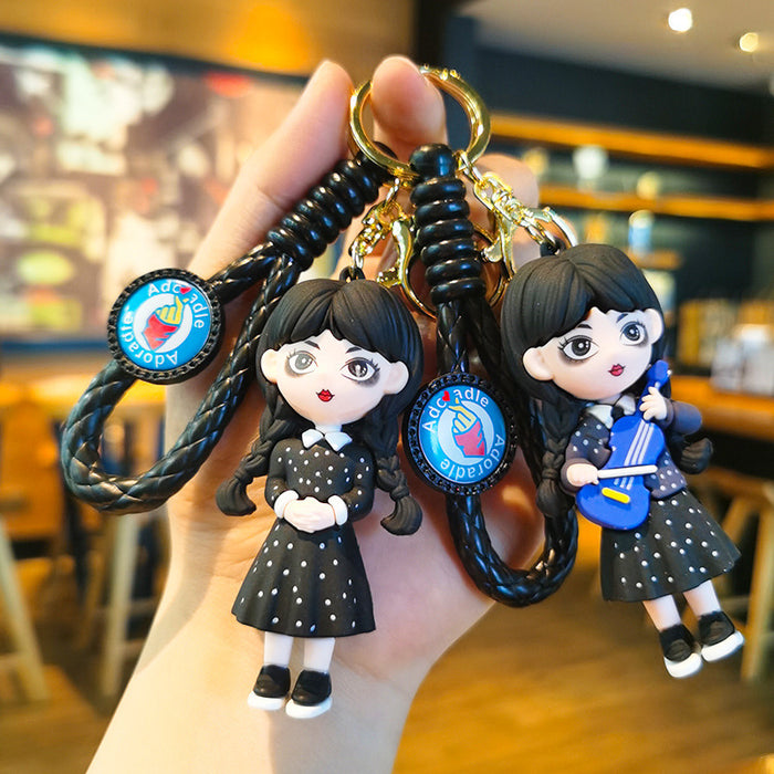 Wholesale Rubber Cartoon Doll Three-dimensional Keychain JDC-KC-Tingm093