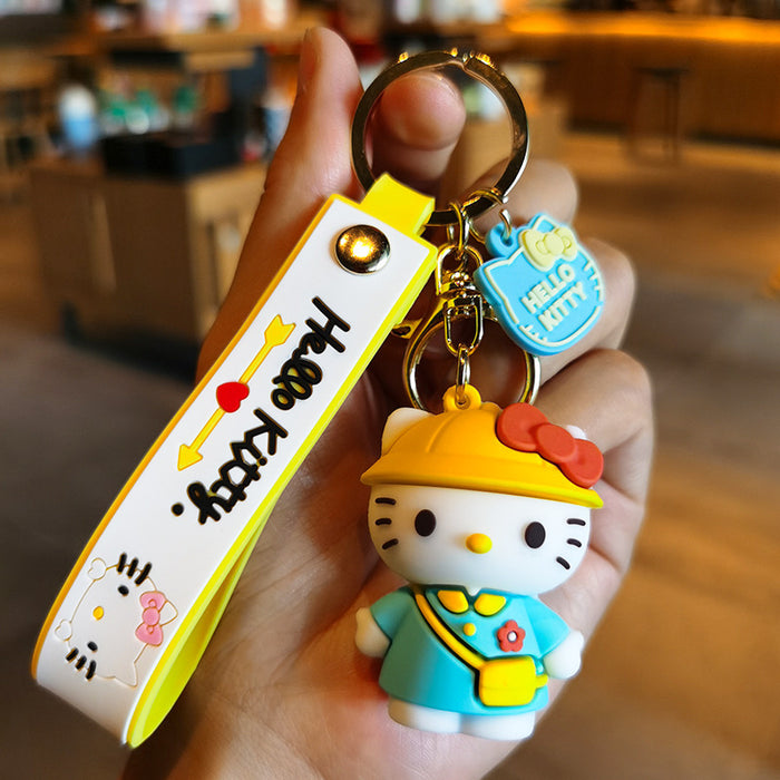 Wholesale Cartoon Doll Silicone Keychain JDC-KC-Tingm203