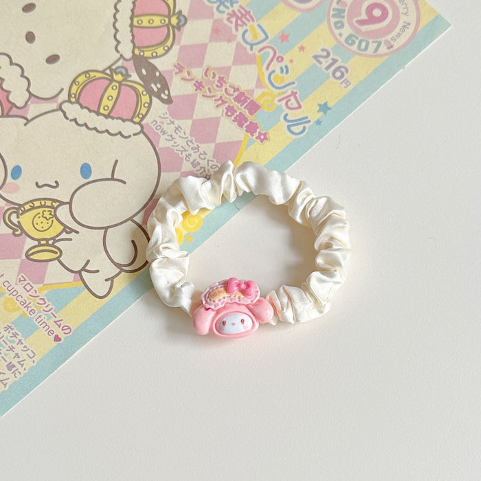 Wholesale Girl Hair Rope Hair Ring Cute Sweet Cartoon Hair Rope Bear Rubber Band Couple Hair Accessories