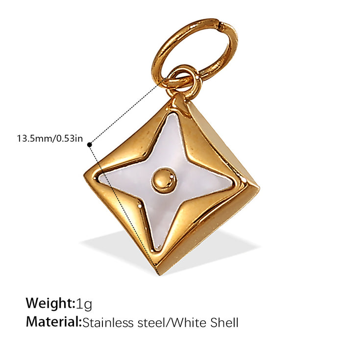 Wholesale Sun and Moon Element Stainless Steel Gold-Plated Pendant