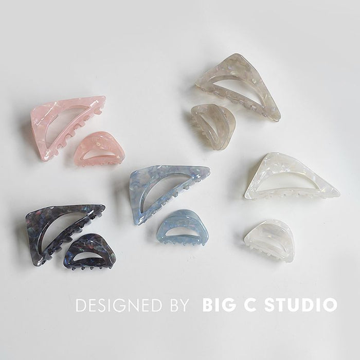 Wholesale Temperament shark clip hollow grip clip exquisite bangs clip back of the head clip