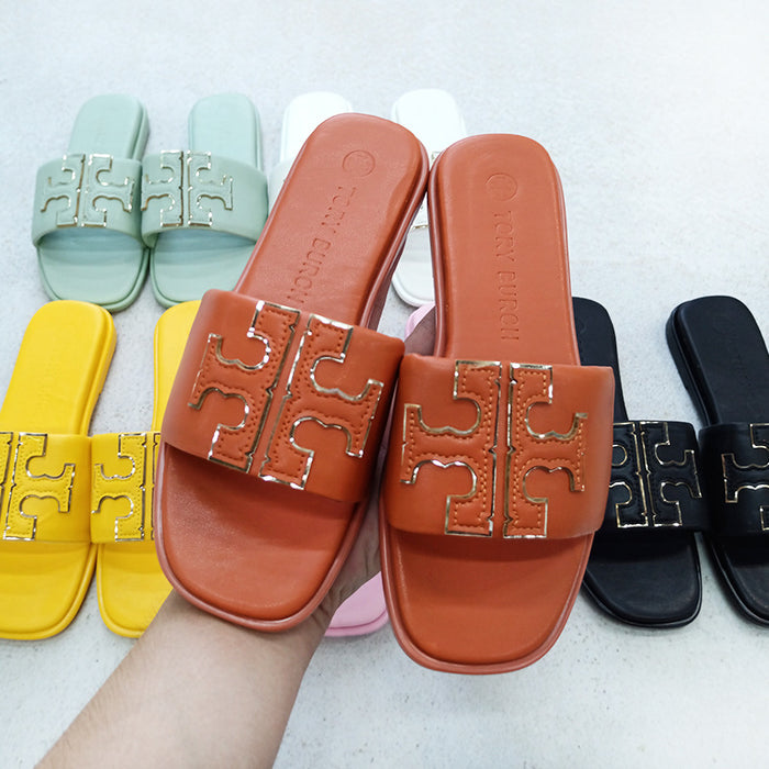 Wholesale of 2024 Summer New One Word Beach Casual Slippers JDC-SP-YaNuo002