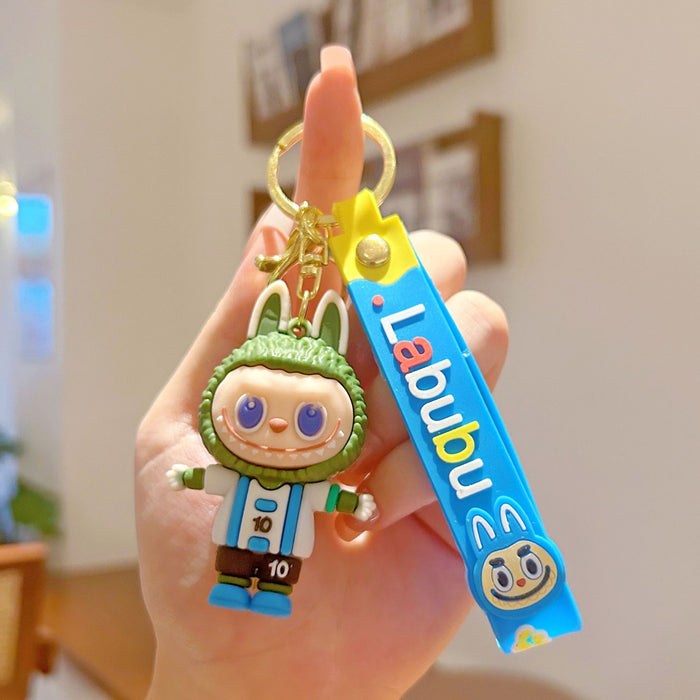 Wholesale Cute little sheep keychain doll car couple bag pendant student backpack pendant