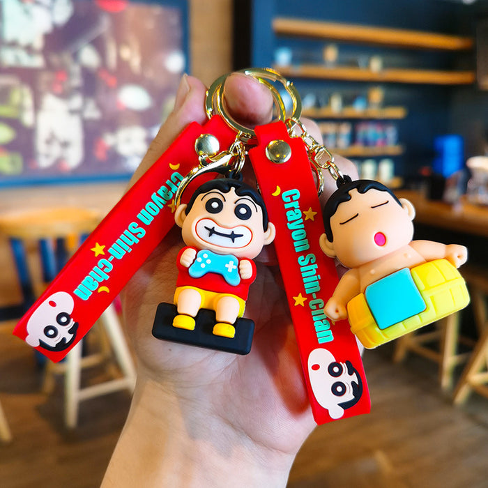 Wholesale Cartoon Doll Silicone Keychain JDC-KC-Tingm265