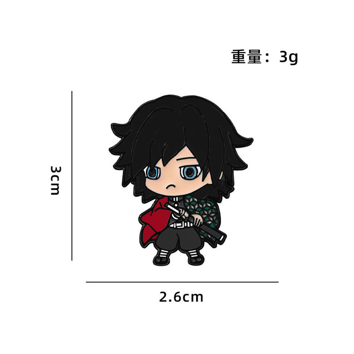 Wholesale Anime surrounding badge metal zinc alloy oil drop cute small gift brooch