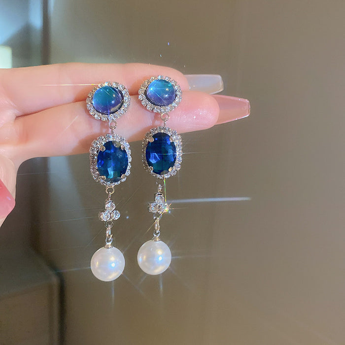 Wholesale Middle Ancient Oval Fashion Geometric Necklace Retro Court Style Clavicle Chain Niche