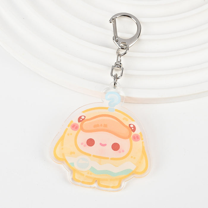 Wholesale Cute Cartoon Acrylic Keychain JDC-KC-XBK005