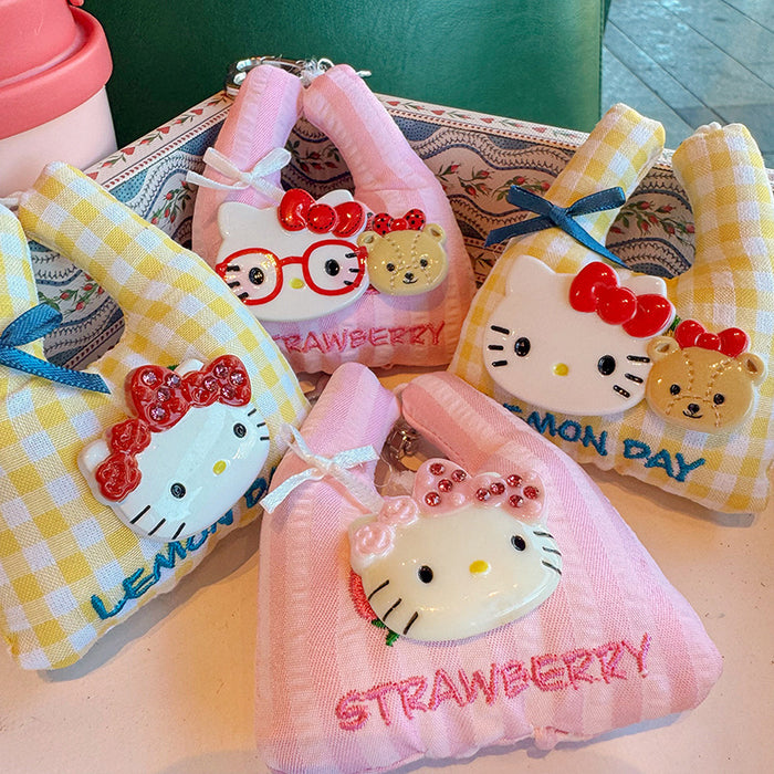 Wholesale Cute Cartoon Funny Kitten Keychain Pendant,  Soft and Able