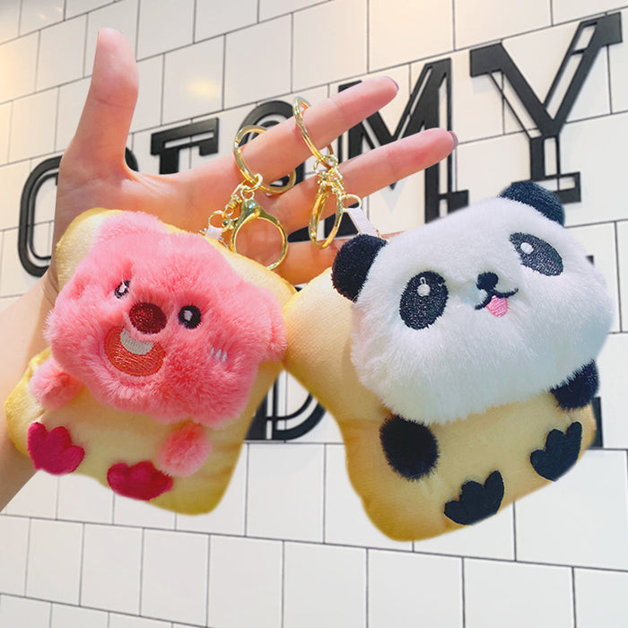 Wholesale Cute Cartoon Plush Keychain JDC-KC-LiuFan018