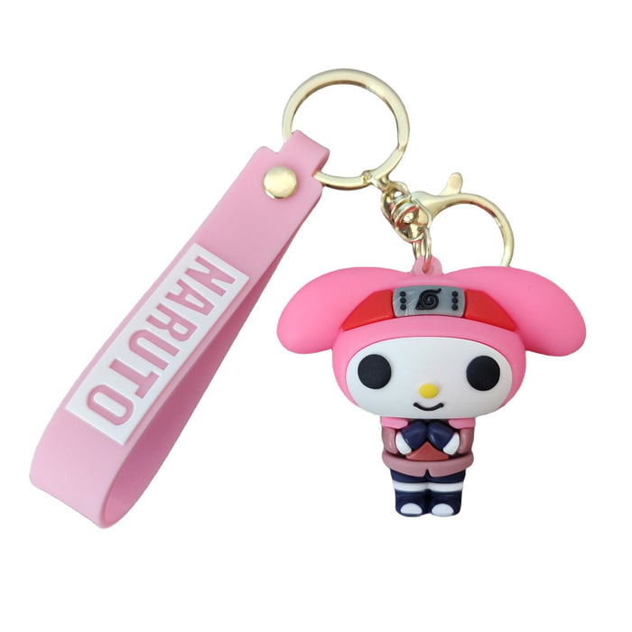 Wholesale Cartoon Doll Silicone Keychain (S) JDC-KC-ZhuoRan004