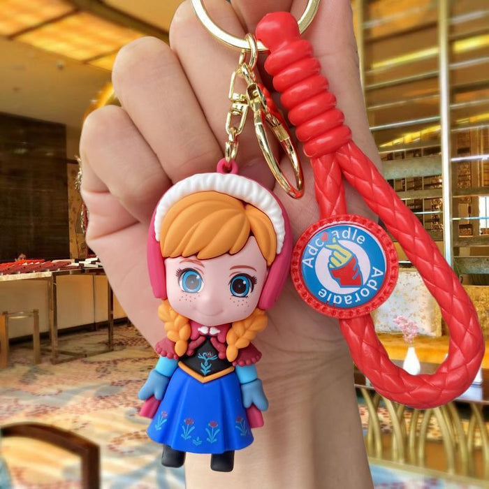 Wholesale Cartoon Doll Silicone Keychain JDC-KC-SuCheng005