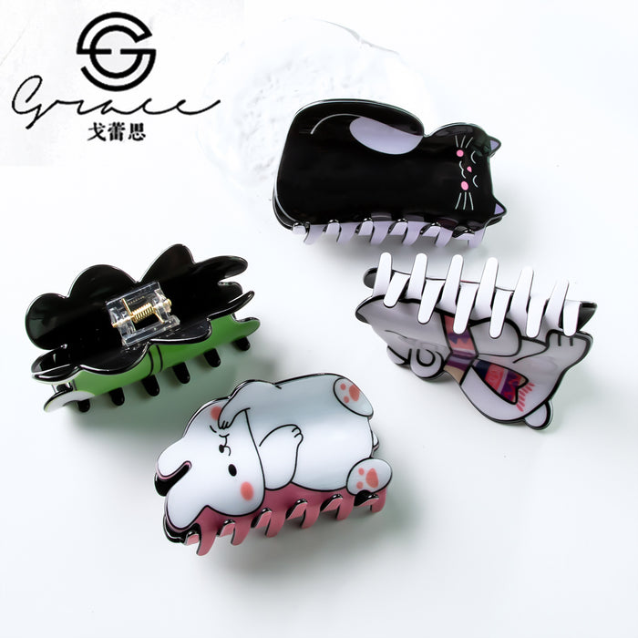 Wholesale Frog hairpin rabbit jewelry bear cartoon cute grip clip