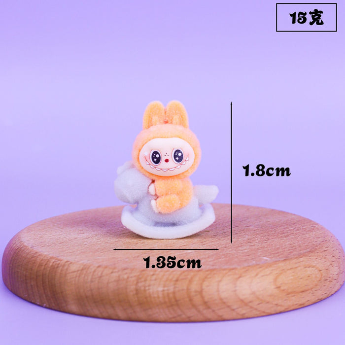 Wholesale Flocking Cloth Rocking Horse Cartoon Cute Resin Ornaments  Jewelry Car Accessories