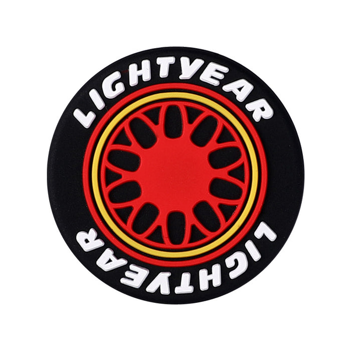 Wholesale 20pcs cartoon focus beads letter silicone beads diy bracelet necklace loose beads accessories tire silicone beads