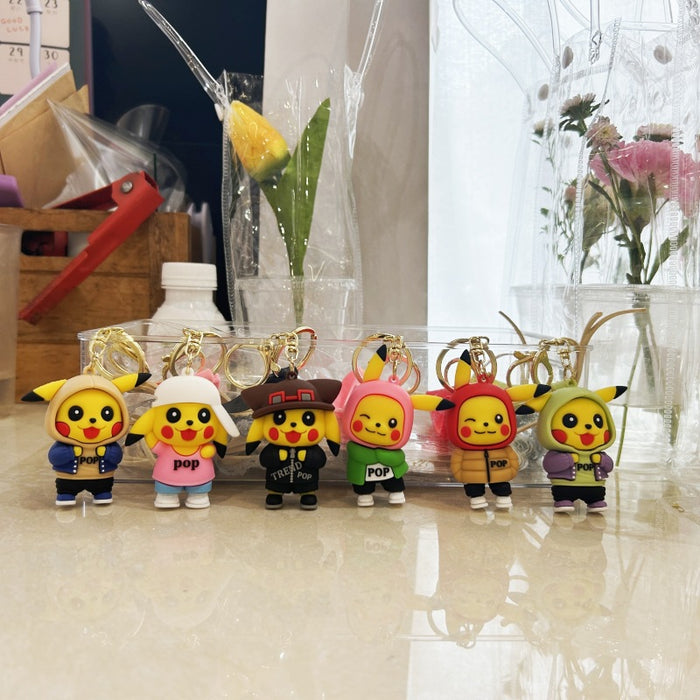 Wholesale PVC Cartoon Doll Keychain JDC-KC-WuYi122