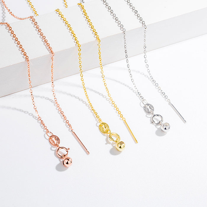 Wholesale Silver necklace with adjustable fine chain