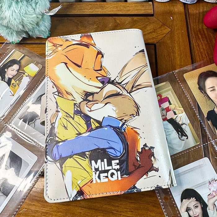 Wholesale PU Leather A6 Loose-Leaf Notebook - Stylish Cartoon Journal