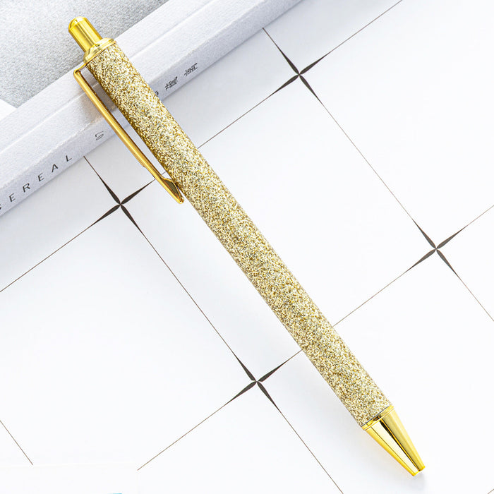 Wholesale Metal Push Ballpoint Pen Rose Metal JDC-BP-JingL007