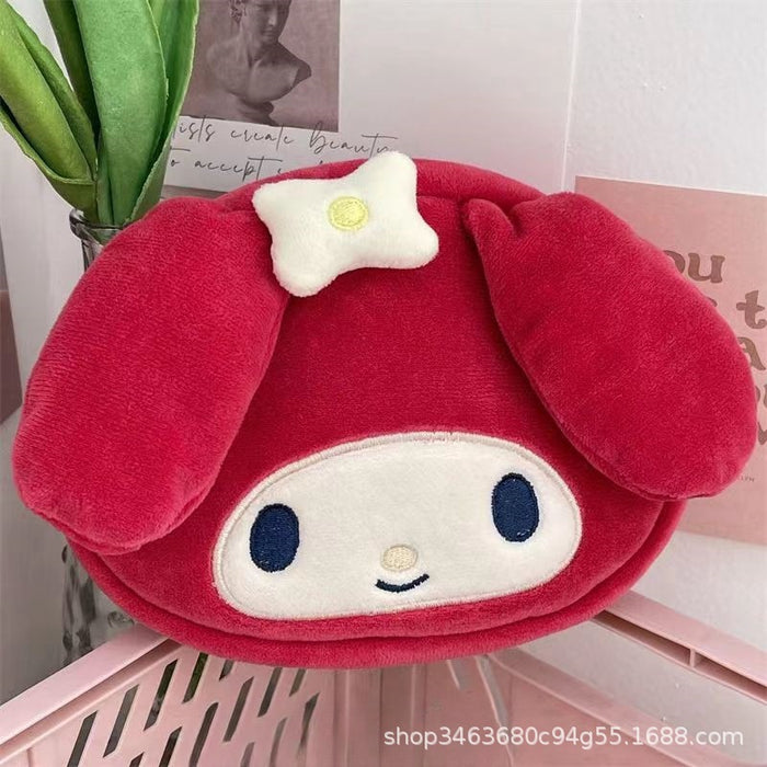 Wholesale Soft Cute Mini Wallet Plush Cartoon Coin Purse Compact Fluffy Accessory