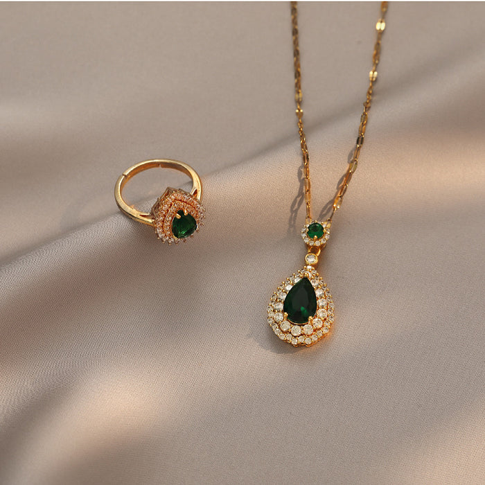 Wholesale Fashion necklace with micro inlaid zircon and full diamond, new minimalist and niche design, collarbone chain