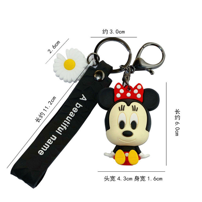 Wholesale Cartoon  Keychain Pendant Cute pvc Accessories