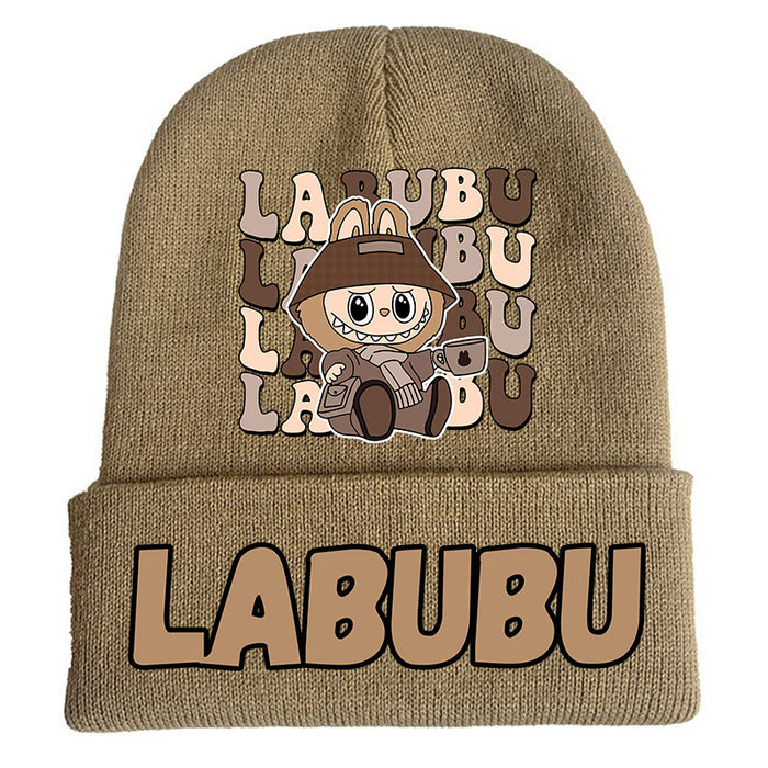 Wholesale Anime cartoon woolen hat knitted hat pullover outdoor warm