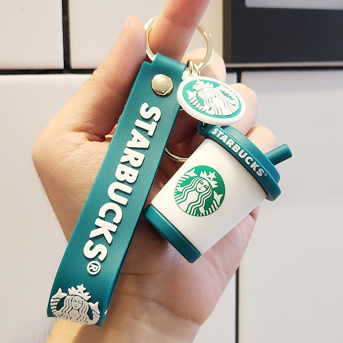 Wholesale Creative Starbucks Milk Tea Cup Keychain JDC-KC-HanC002