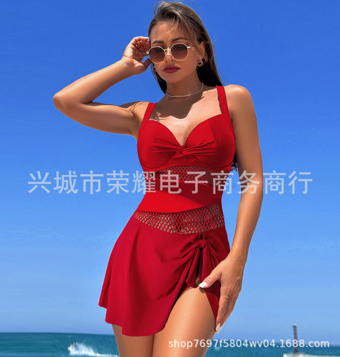Wholesale New one-piece swimsuit for women, swimsuit skirt