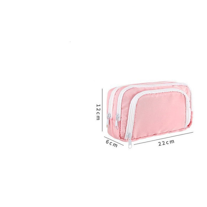 Wholesale KPOP Cute cartoon character candy-colored pencil bags for primary and secondary school students