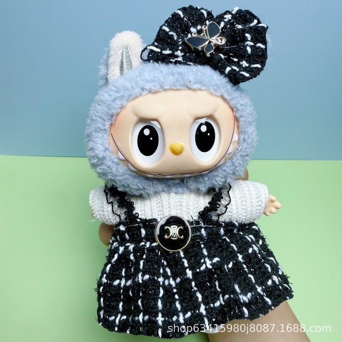 Wholesale Doll clothes can be worn and replaced with plush clothes and accessories