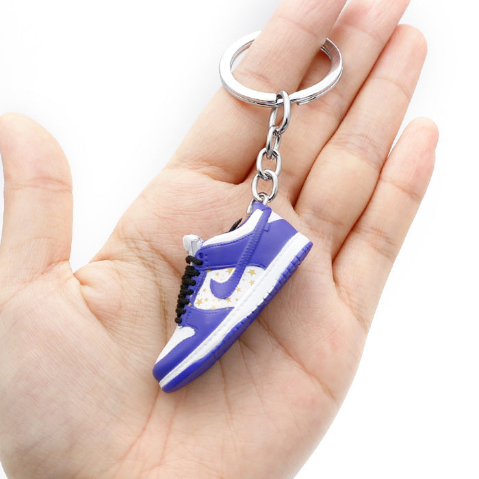 Wholesale PVC Basketball Shoe Model Keychain JDC-KC-QLPing016