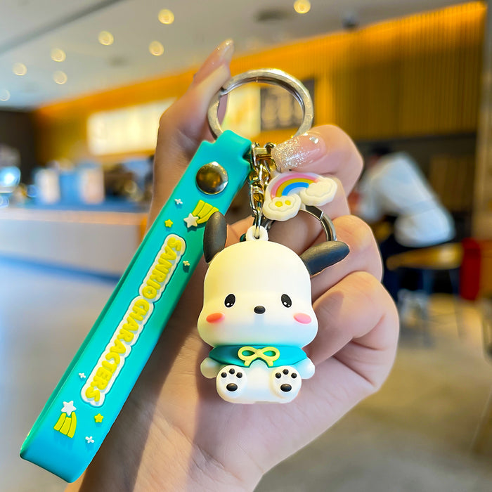 Wholesale Cute Cartoon Three-dimensional Silicone Keychain (S)  JDC-KC-ZhiZ004