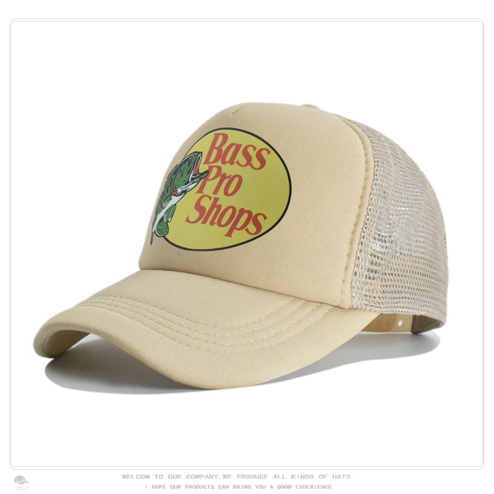 Wholesale Printed baseball cap summer net cap outdoor sunscreen sunshade driver cap