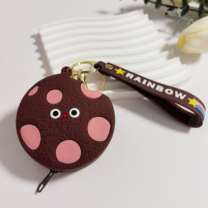 Wholesale  silicone coin purse cute children's  coin bag earphone bag key pendant