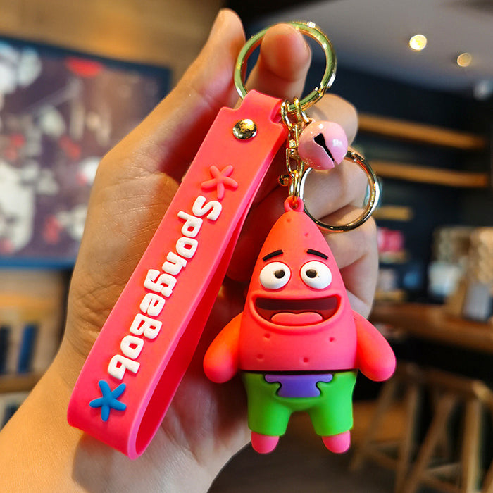 Wholesale Cartoon Doll Silicone Keychain JDC-KC-Tingm220