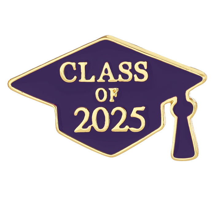 Wholesale Doctoral Hat Brooch Graduation Exam Full Score Commemorative Badge Student Gift New Style