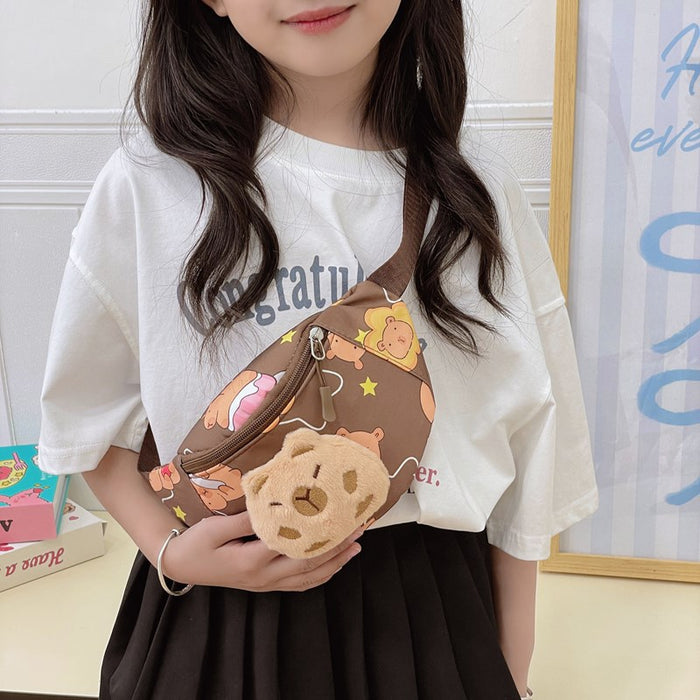 Wholesale Children's chest bag boy girl cute cartoon pendant change storage bag