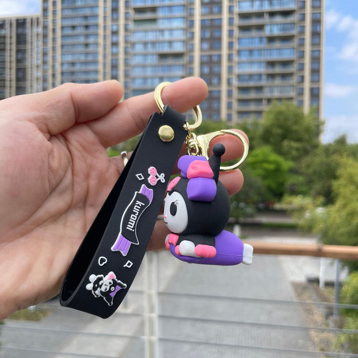 Wholesale Keychain Soft Rubber Cute Doll Car Keychain Backpack Pendant