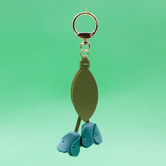 Wholesale tulip keychain cute personality car key bag pendant